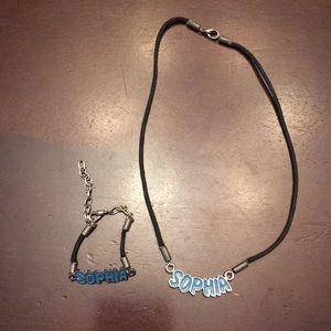 SOPHIA Personalized necklace & bracelet